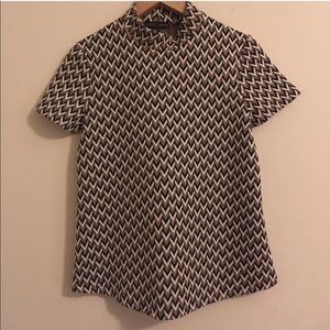 Zara mock neck top